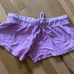 Twenty5A juniors terry shorts size Medium great condition pink